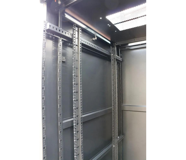 Extralink Szafa rack 42U 800x1000mm czarna stojąca EX.14442 - 734894 - zdjęcie 3
